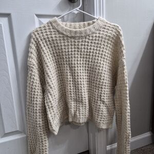Waffle Knit Sweater